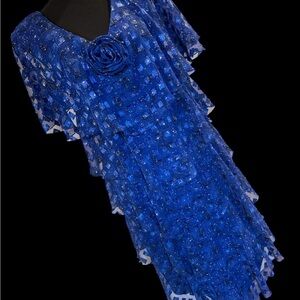 Patra Royal Blue Dress